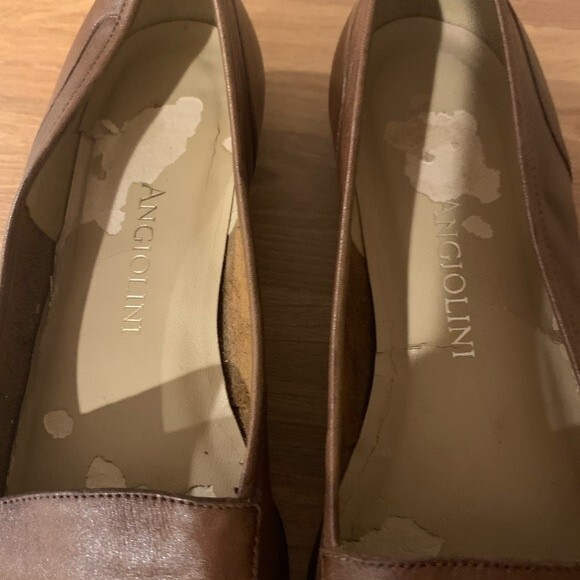 Enzo Angiolini real Italian leather loafers size 8 1/2 buttery soft outside - Picture 2 of 7